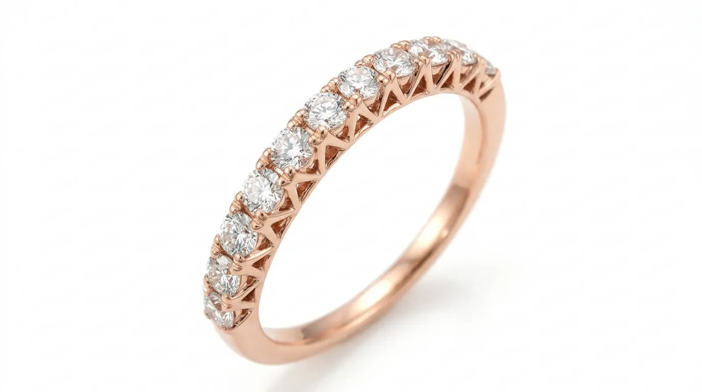 ハーフエタニティ リング